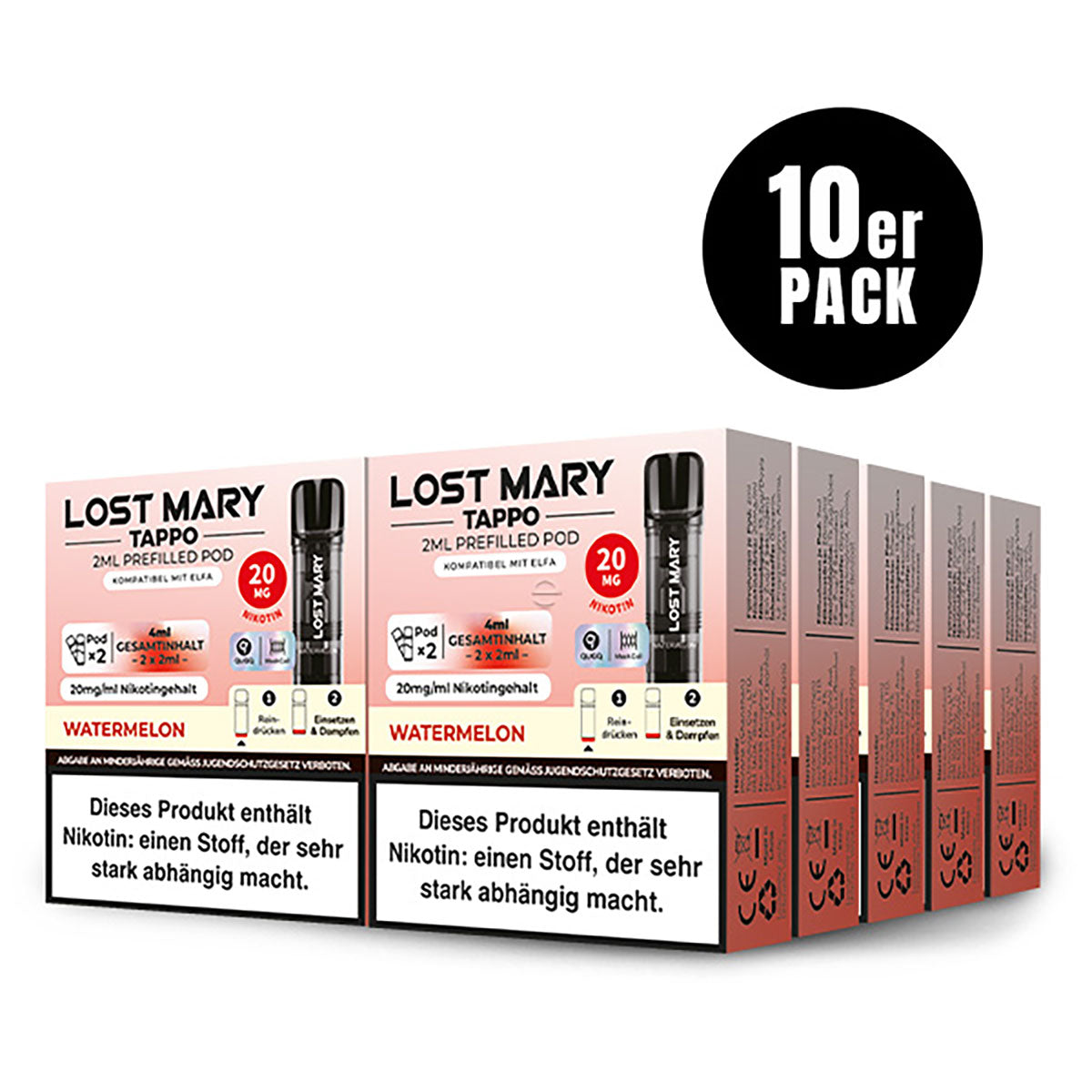 ELF Bar - Lost Mary - Prefilled Pods (2Stück)  Watermelon